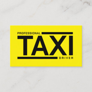 Beruflicher TAXI-Treiberservice Visitenkarte