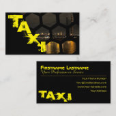 Beruflicher Taxifahrer Visitenkarte (Vorne/Hinten)