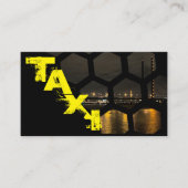 Beruflicher Taxifahrer Visitenkarte (Vorderseite)