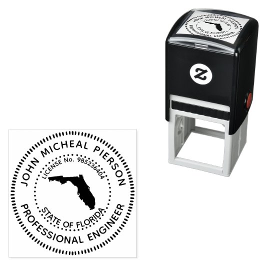 Beruflicher Techniker Florida Permastempel (Beispiel)