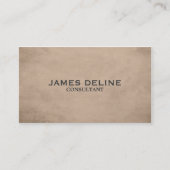 Beruflicher Texturberater Beige Visitenkarte (Vorderseite)