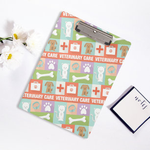 Beruflicher Tierarzt Iconic Klemmbrett