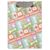 Beruflicher Tierarzt Iconic Klemmbrett (Vorderseite)