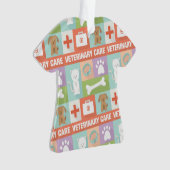 Beruflicher Tierarzt Iconic Ornament (Vorderseite)