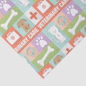 Beruflicher Tierarzt Iconic Seidenpapier (Detail)