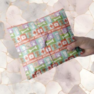 Beruflicher Tierarzt Iconic Seidenpapier