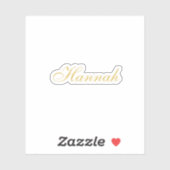 Beruflicher, trendiger Minimalistischer Name Aufkleber (Blatt)