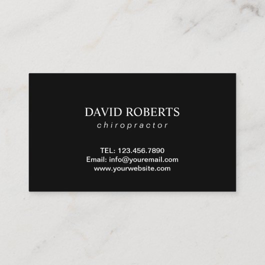 Beruflicher Treuekarte (Rückseite)