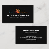 beruflicher Trommler Visitenkarte (Vorne/Hinten)