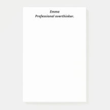 Beruflicher Überdenker, lustig, witzig, maßgeschne