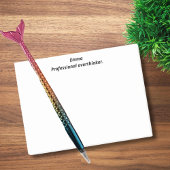 Beruflicher Überdenker, lustig, witzig, maßgeschne Post-it Klebezettel