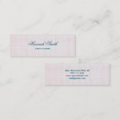 Beruflicher und moderner Luxus Glitzer Mini Bu Mini Visitenkarte (Vorne/Hinten)