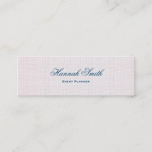 Beruflicher und moderner Luxus Glitzer Mini Bu Mini Visitenkarte (Vorderseite)