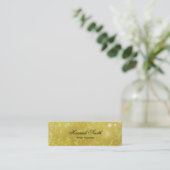 Beruflicher und moderner Luxus Glitzer Mini Bu Mini Visitenkarte (Stehend Vorderseite)