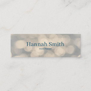 Beruflicher und moderner Luxus Glitzer Mini Bu Mini Visitenkarte