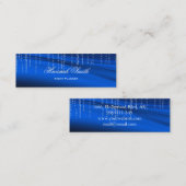 Beruflicher und moderner Luxus Glitzer Mini Visitenkarte (Vorne/Hinten)