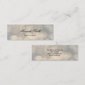 Beruflicher und moderner Luxus Glitzer Mini Visitenkarte (Vorne/Hinten)