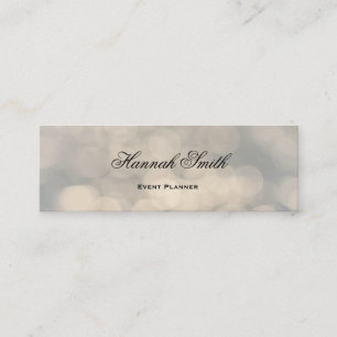 Beruflicher und moderner Luxus Glitzer Mini Visitenkarte