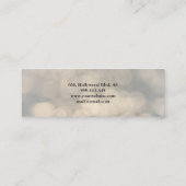 Beruflicher und moderner Luxus Glitzer Mini Visitenkarte (Rückseite)