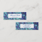 Beruflicher und moderner Luxus Glitzer Mini Visitenkarte (Vorne/Hinten)