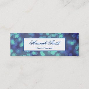 Beruflicher und moderner Luxus Glitzer Mini Visitenkarte