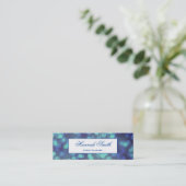 Beruflicher und moderner Luxus Glitzer Mini Visitenkarte (Stehend Vorderseite)