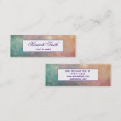 Beruflicher und moderner Luxus Glitzer Mini Visitenkarte (Vorne/Hinten)