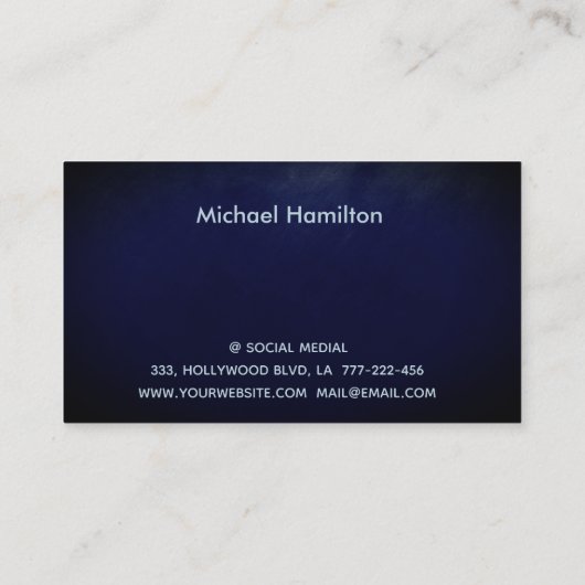 Beruflicher und moderner Malservice Visitenkarte (Rückseite)