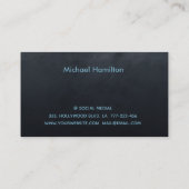 Beruflicher und moderner Malservice Visitenkarte (Rückseite)