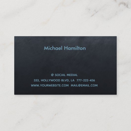 Beruflicher und moderner Malservice Visitenkarte (Rückseite)