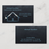 Beruflicher und moderner Malservice Visitenkarte (Vorne/Hinten)