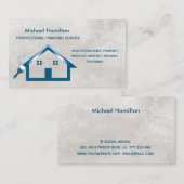 Beruflicher und moderner Malservice Visitenkarte (Vorne/Hinten)