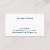 Beruflicher und moderner Malservice Visitenkarte (Rückseite)