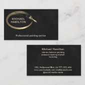 Beruflicher und moderner Malservice Visitenkarte (Vorne/Hinten)