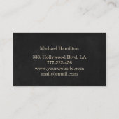 Beruflicher und moderner Malservice Visitenkarte (Rückseite)