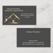 Beruflicher und moderner Malservice Visitenkarte (Vorne/Hinten)