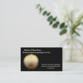 Beruflicher und moderner Malservice Visitenkarte (Stehend Vorderseite)