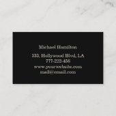 Beruflicher und moderner Malservice Visitenkarte (Rückseite)