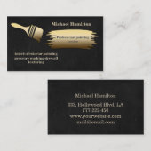 Beruflicher und moderner Malservice Visitenkarte (Vorne/Hinten)