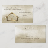 Beruflicher und moderner Malservice Visitenkarte (Vorne/Hinten)