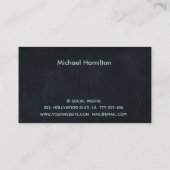 Beruflicher und moderner Malservice Visitenkarte (Rückseite)