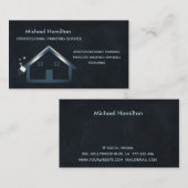 Beruflicher und moderner Malservice Visitenkarte (Vorne/Hinten)