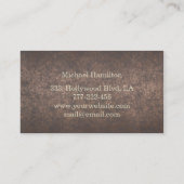 Beruflicher und moderner Malservice Visitenkarte (Rückseite)