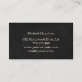 Beruflicher und moderner Malservice Visitenkarte (Rückseite)