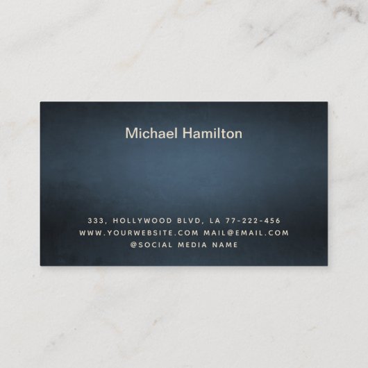 Beruflicher und moderner Malservice Visitenkarte (Rückseite)