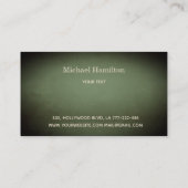 Beruflicher und moderner Malservice Visitenkarte (Rückseite)