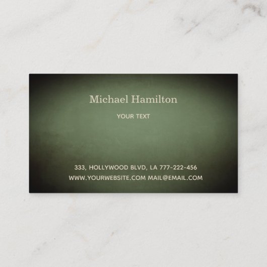 Beruflicher und moderner Malservice Visitenkarte (Rückseite)