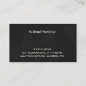 Beruflicher und moderner Malservice Visitenkarte (Rückseite)