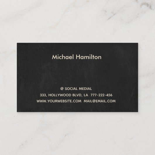 Beruflicher und moderner Malservice Visitenkarte (Rückseite)