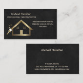 Beruflicher und moderner Malservice Visitenkarte (Vorne/Hinten)